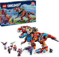LEGO Dreamzzz 2-In-1 Coopers Dino-Mech C-Rex Toy Pterodactyl T.Rex Action Figure for Boys and Girls Creative Toy Adventure Set Gift for 9 Years Old 71484 Building Sets Beuche den LEGO-Store Default Title