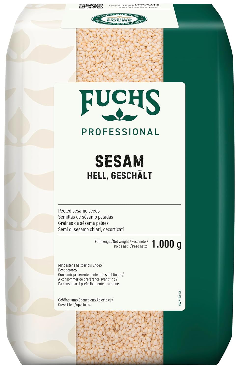 - Sesame hell | Zum Zubereiten von Sushi, Würzen von Wokgerichten oder als Topping | Profi-Qualität für Großverbraucher und Gastronomie | 1 kg im recyclable bag