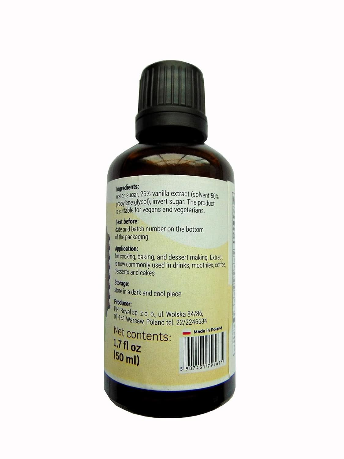 Extract pur de vanilie Madagascar Bourbon, 50 ml Arome Naty Shop