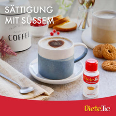 Calorie-free liquid sweetener, spray size 3 x 50 ml (1 drop MAXI = 1 teaspoon of sugar), gluten-free, preservative-free and aspartame-free, ideal for desserts, drinks and yogurt