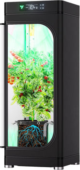 VGrow All-in-One Smart Grow Box, Professional System with Samsung LM301H EVO Grow Lamp, Advanced Circulation and Ventilation System, Irrigation, Nutrient Supply for Indoor Hydroponics
