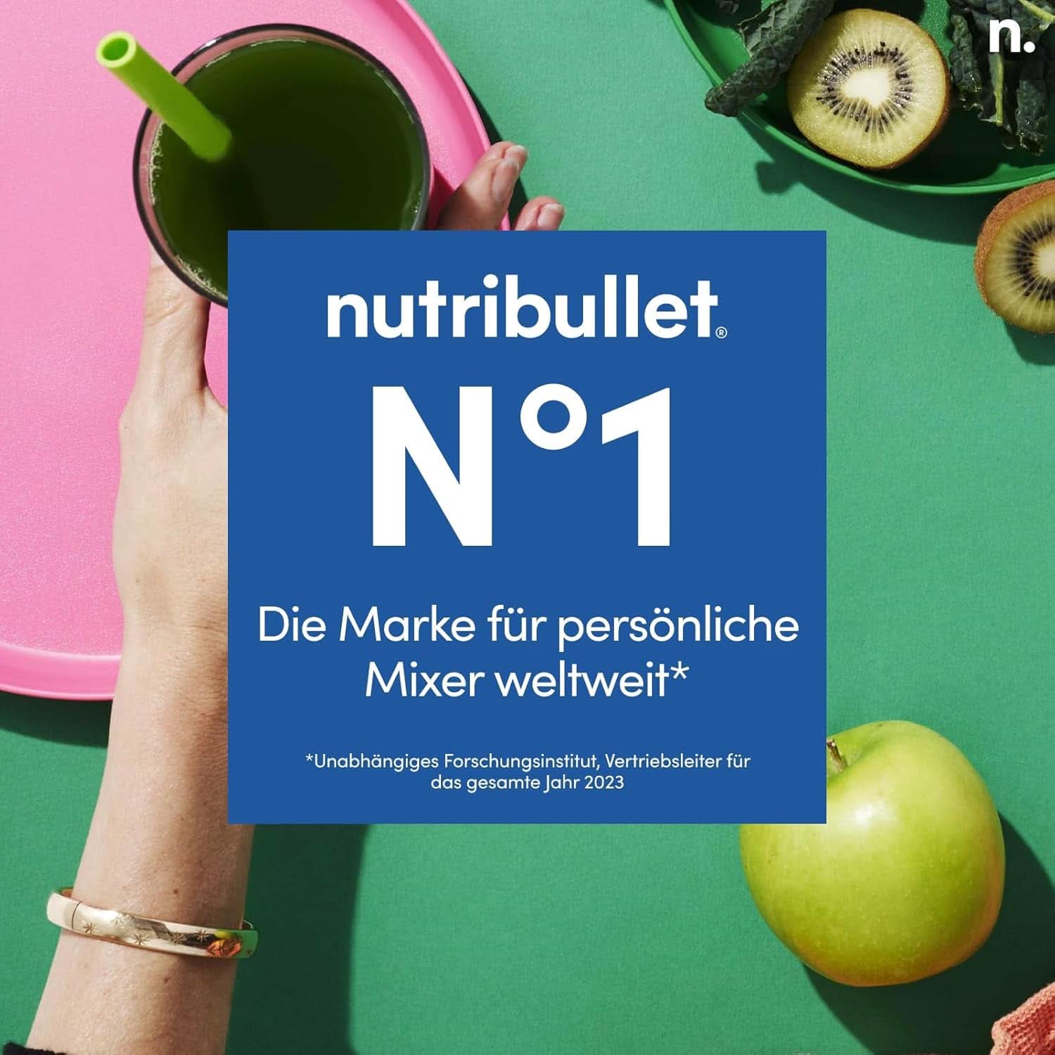 Nutribullet Pro, 900 Watt Leistung, Einfach Und Schnell in Der Anwendung, Kompakt, Leicht Zu Reinigen, Mit 700 Ml Becher, Smoothiemixer, Smoothie Maker, Elektrischer Mixer, NB904B, Schwarz Mama si Copilul Naty Shop