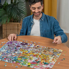 Ravensburger Puzzle 1000 piese 12000460 Challenge Pokémon - Toți cei 150 de Pokémon din prima generație ca un puzzle provocator pentru adulți și copii cu vârsta de 14 ani și peste Puzzle Naty Shop