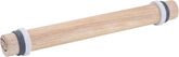 Dr. Oetker Rollholz incl. Distansringen – Hochwertiges Teigroller Set aus FSC-zertifiziertem Gummiholz mit abnehmbaren Silikonringen für gejängemes Ausrollen