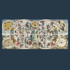 Trefl Prime - Puzzle UFT: Hărți celeste antice - 9000 de piese, puzzle mare cu o hartă celestă antică, cartonul cel mai gros, organic, EKO, divertisment pentru adulți și copii începând cu 12 ani Puzzle Naty Shop