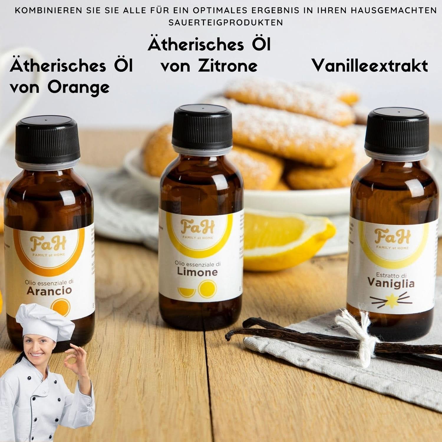 Aromă alimentară de portocale pentru patiserie, 100 ml, fara zahar si gluten Arome Naty Shop
