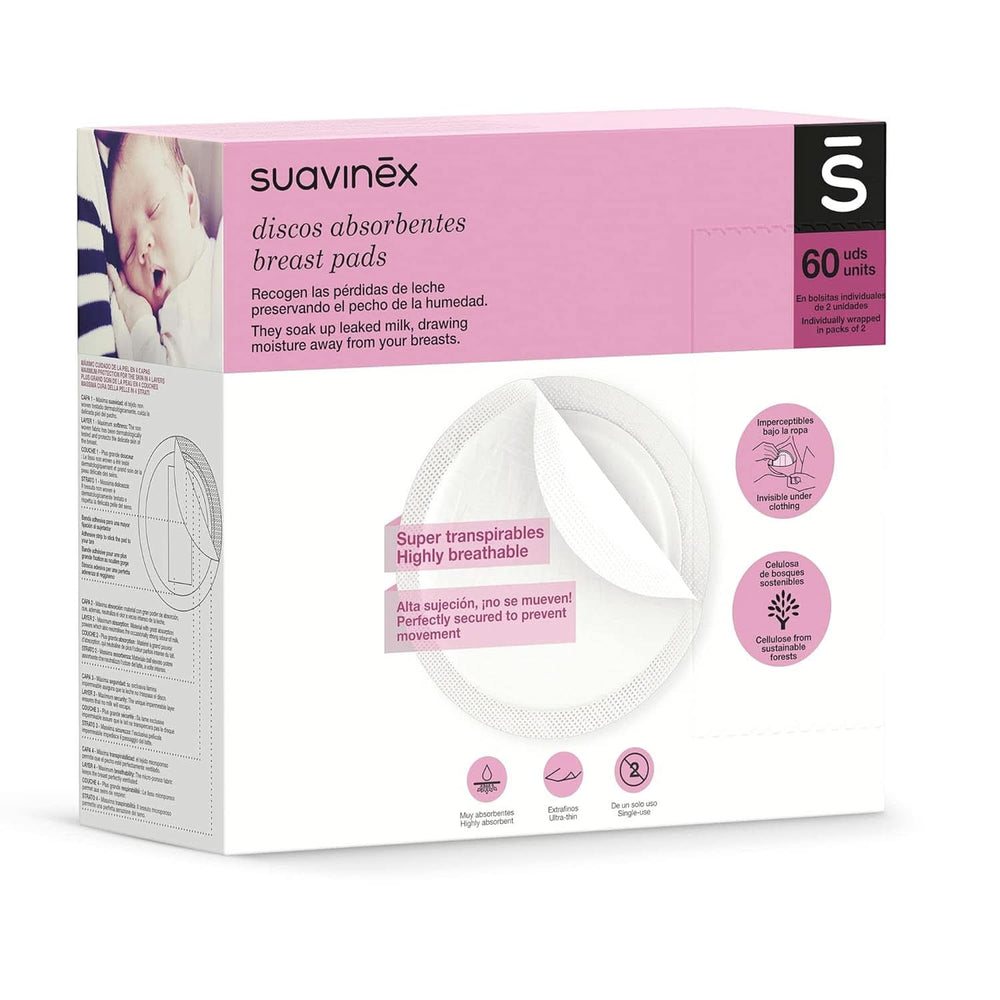 Suavinex 3182126 - Breastfeeding tampon pack of 60 Accessories Food and Breastfeeding Bebe Naty Shop