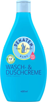 PENATEN Wash & Shower Cream (400 Ml), shower gel and shampoo for babies, formulated without parabens and dyes Mother and Child Naty Shop Wash and shower cream