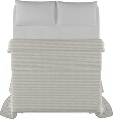 Summer quilt Satin Stripes, polyester, cream, 260X250 Cm Duvets and quilts Naty Shop