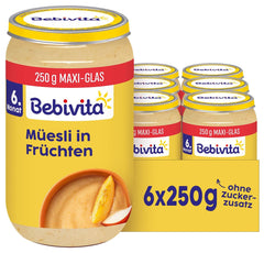 Muesli cu fructe și cereale, 250g, pachet de 6 (6x250g)