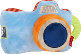 SIGIKID 42678 cameră de pluș Play & Cool fete și băieți jucărie pentru copii recomandată de la 3 luni albastru/multicolor Jucarii Bebe Naty Shop Multicolor/photocamera