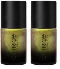 Nail polish Catrice MYSTIC FOREST, no. C03, Green, Long Lasting, Highly Pigmented, Glowing, Vegan, Microplastic Free, Preservative Free, Fragrance Free, 2 Pack (10ml)