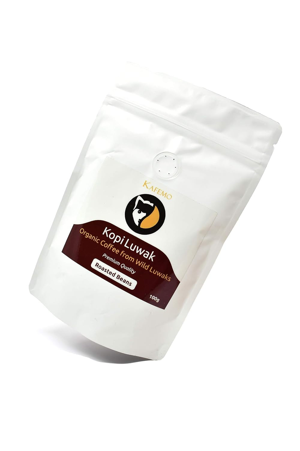 Kopi Luwak Premium (Cafea de la animale în libertate) - Boabe de cafea prăjite - Cea mai rară cafea din lume -