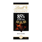 Lindt Chocolate | Bar EXCELLENCE 85% Cocoa | 100g | Extra Dark Chocolate | Vegan Chocolate Bar