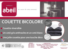 Abeil plapuma 200 X 200 Cm, bicolor, alb și gri Plapumi si pilote Naty Shop