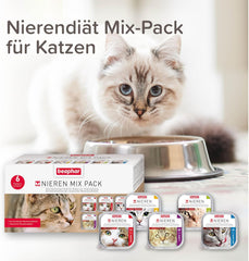 BEAPHAR – Nierendiät Mix Pack – Diätalleinfuttermittel Für Katzen Mit Chronischer Niereninsuffizienz – Zur Unterstützung Der Nierenfunktion – 6X 100 g