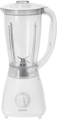 Bomann 378 CB Universalmixer Zum Pürieren, Schlagen, Zerkleinern, Shaken Und Mixen, Ice Crush-Funktion, Kraftvoller 500 Watt-Motor, Abnehmbarer Mixbehälter Mit 1.5 Liter, Edelstahlmesser, Weiß, UM 378 CB Kitchen Naty Shop