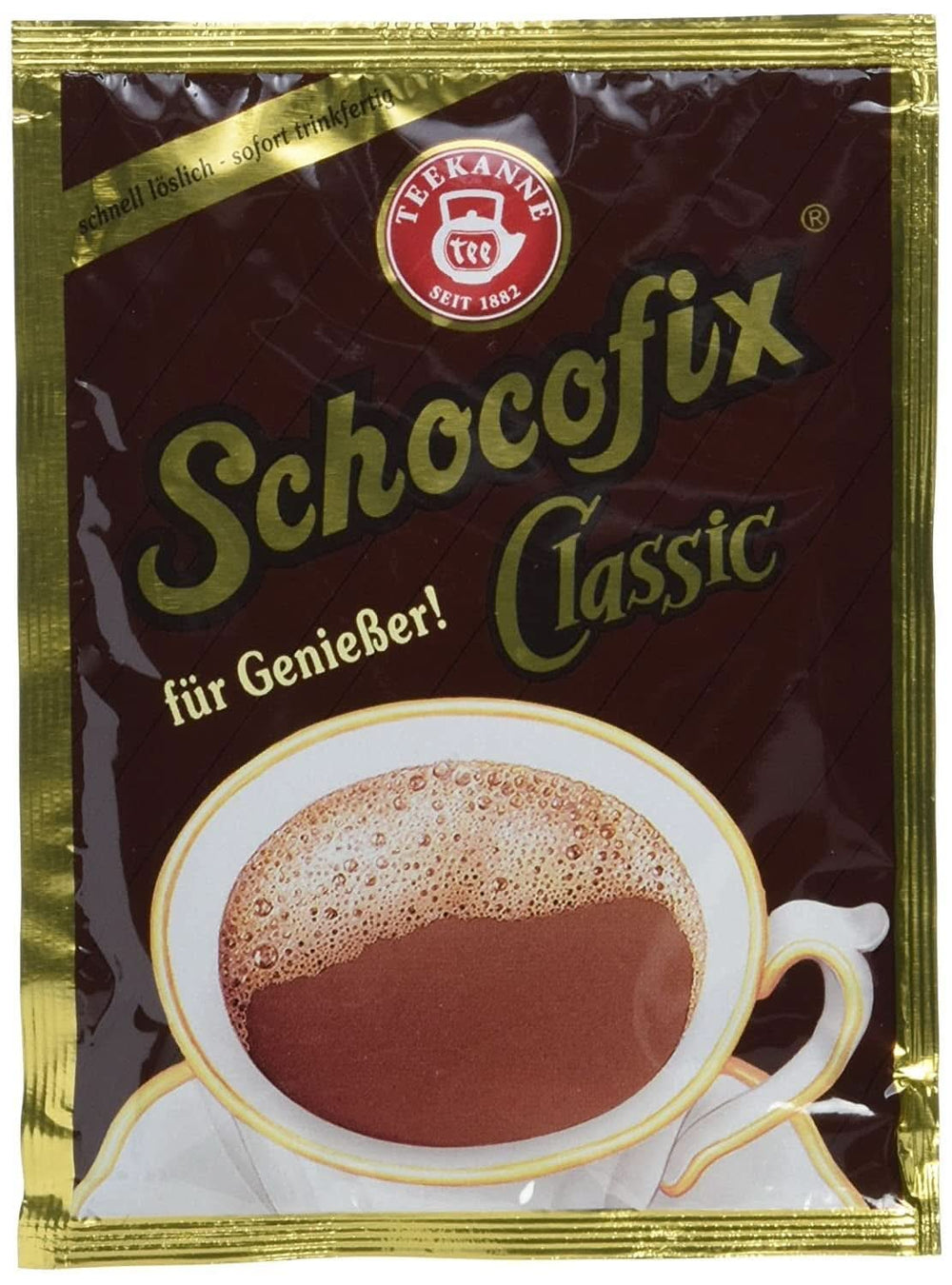 Teekanne Schocofix drinking chocolate, package of 50 x 25 grams Cocoa and Hot Chocolate Naty Shop
