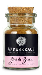 Ankerkraut Zimt & Zucker, 100g in cork glass