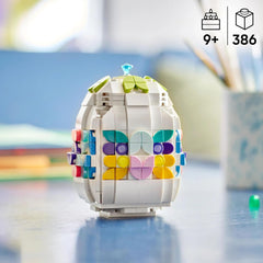 LEGO Verziertes Osterei - Mit bunten Elementen, goldenem Herz & Edelstein - Kreative Kinderzimmer Deko - DIY Set zum Bauen und Sammeln - Geschenk für Mädchen & Jungen ab 9 Jahren - 40816