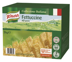 Knorr Fettuccine Pasta with Egg - Narrow Ribbon Noodles - Large Package of Noodles, 2000 g
