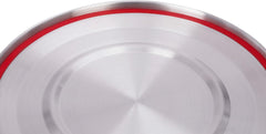 Tatonka Food Bowl - Recipient / bol pentru alimente din oțel inoxidabil - Cu capac, cleme de fixare și scalare a volumului - 0,5L / 0,75L / 1L volum Cutii depozitare alimente Naty Shop