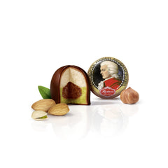 Reber Authentic Mozart Balls Christmas Edition Dark Chocolate Pralines Marzipan Nougat Ideal Christmas Gift Pack of 12