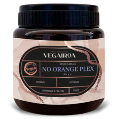 VEGAIROA - No Orange Plex Mask - Mască care neutralizează tonurile portocalii - Îngrijire hidratantă profundă - Produs profesional vegan de coafură - 300 g Masca de par Naty Shop Titlu implicit