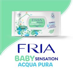 Baby Sensation Pure Water Wet Wipes, Formulated with 98% Purified Water for Skin Cleansing, Dermatologically Tested, Economy Pack of 840 Wipes