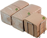 Pachet de 300 de șervețele de hârtie pentru cocktail, 100% reciclabile și biodegradabile, suport pentru șervețele de masă din oțel inoxidabil, șervețele ecologice, 10 X 10 cm, pliate.