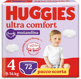 Huggies Ultra Comfort Diaper Pants Size 4 (9-14kg) Pack of 72 Diaper Pants Mother & Baby Naty Shop