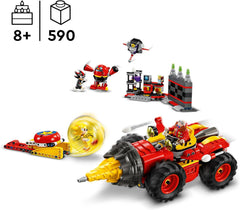 LEGO Sonic the Hedgehog Super Sonic Vs. Egg Drillster Adventure Video Game Set Kids Gift Shadow and Dr Eggman Set for Boys and Girls 8 Years Old 76999 Building Sets Besuche den LEGO-Store
