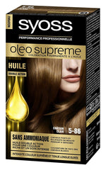Syoss - Oléo Suprême - Culoare permanentă a părului - 5-86 Castaniu deschis Vopsea pentru par Naty Shop Titlu implicit