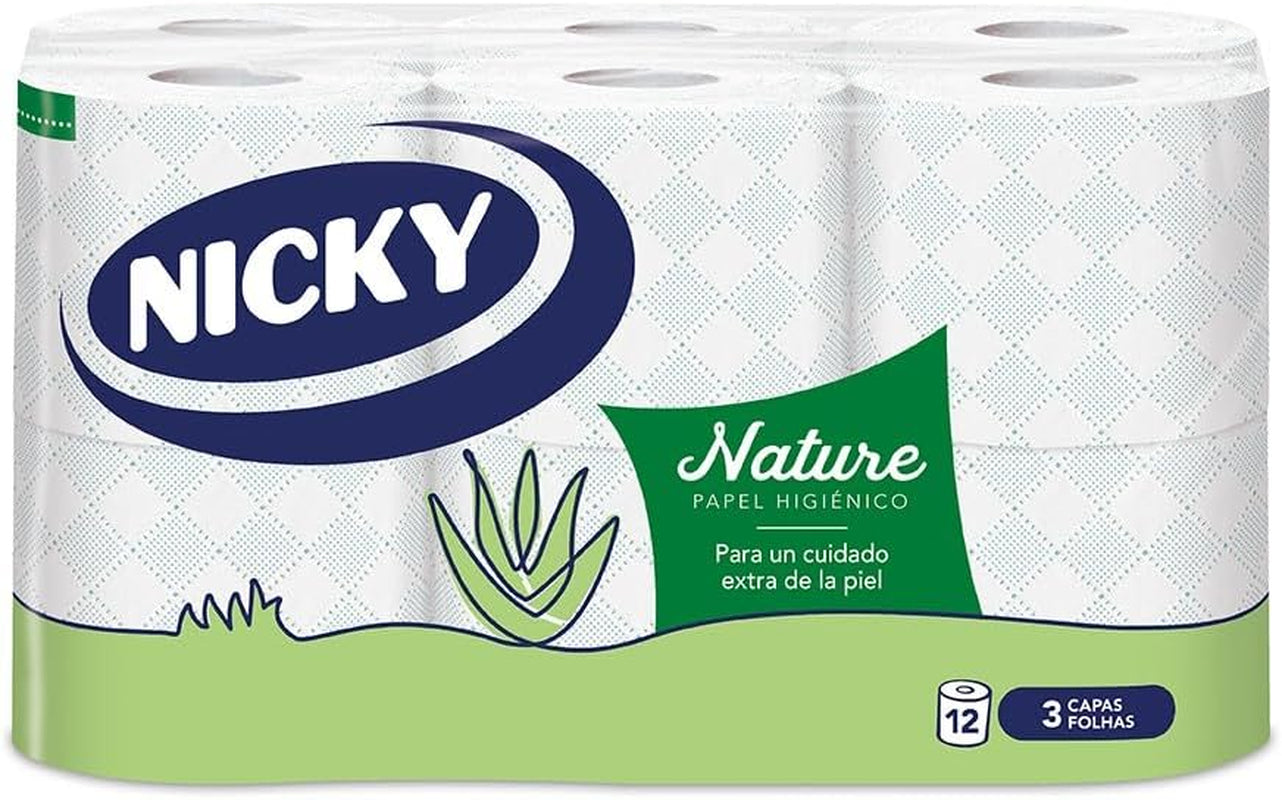 HĂąrtie igienicÄ Nature, 12 role, 3 straturi