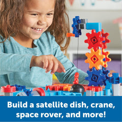 Learning Resources STEM Explorers Maschinenbauer, 50-teilig, ab 5 Jahren, Mint-Spielzeug, Mint-Bauspielzeug, Mint-Baukästen, Technikspielzeug, Spielzeug zum Selberbauen