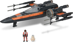 Bizak Star Wars Micro Galaxy Squadron Poe Dameron T-70 X-Wing 12 Cm Vehicul cu două figuri Poe Dameron și BB8 (62610040) Action figures Naty Shop