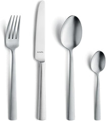 Amefa Ventura Cutlery Set 6 People, 24 Parts, Stainless Steel 18/0, Kitchen Naty Shop