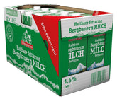 Berchtesgadener Land Haltbare Bergbauern-Milch, 1.5% Fett, 12er Pack (12 x 1 l)
