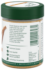 Fuchs Gewürze - Zimt Ceylon gemahlen | Aus natürliche Ingredient | 30 g in wiederverwendbarer, recyclebarer Streudose