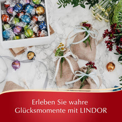 Lindt Chocolate | LINDOR assortment | 1371g | 110 truffles in fine chocolate with melt-in-your-mouth filling | Gift of chocolate to share