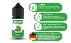 Twizzy, Concentrated Apple aroma, 30 ml Aromas Naty Shop