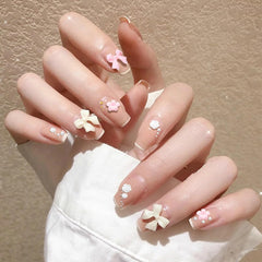 3D Nail Charms, Nail Art Charms Schleifen, Blumen Und Perlen, Nagel Charms Aus Harz, Nageldekorations Sets, DIY Charms NÀgel, NagelanhÀnger