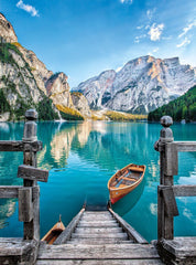 Clementoni 35039 Braies Lake - 500 Piece Puzzle from 9 Years Old, Colorful Puzzle for Adults with Bold Colors, Skill Game for the Whole Family, Nice Gift Idea Puzzle Naty Shop