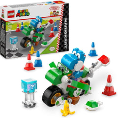 LEGO Super Mario: Mario Kart - Yoshi Bike, set de aventuri Nintendo de colecționat, cadou pentru copii, băieți, fete și gameri de la 7 ani, set de colecție cu figura Yoshi 72031 Seturi de constructie Besuche den LEGO-Store Titlu implicit