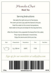 Masala Chai Ceai negru organic - perfect pentru India Latte - amestec indian organic 100 g