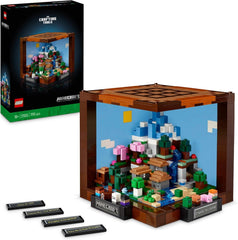 LEGO Minecraft The Workbench Building Set 8 Figures Video Game Set Including Steve Alex Creatures and Biomes 15th Anniversary Model Gift Idea for Adults Men Women 21265 Building Sets Besuche den LEGO-Store Default Title