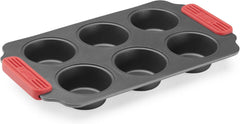 Lékué Muffin-Backform, Antihaftbeschichte, Metall, 6 Mulden Molds and baking trays Naty Shop Muffins