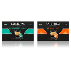 Espresso Forte 50 Pads für professional Nespresso Maschine - 7/10 Intensität - UTZ-zertifiziert & Espresso Decaffeinato 50 Pads für professional Nespresso Maschine - 7/10 Intensität