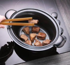 Russell Hobbs Slow Cooker, 3.5 Liter Non-Stick, Stainless Steel, 3 Temperature Settings and Keep Warm Function, 160W Slow Cooker Naty Shop