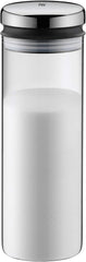 WMF Depot borcan de depozitare sticlă 1,5l, înălțime 28,5 cm, borcan de depozitare cu capac & Depot borcan de depozitare sticlă 2l, înălțime 36 cm, borcan de depozitare cu capac Cutii depozitare alimente Naty Shop